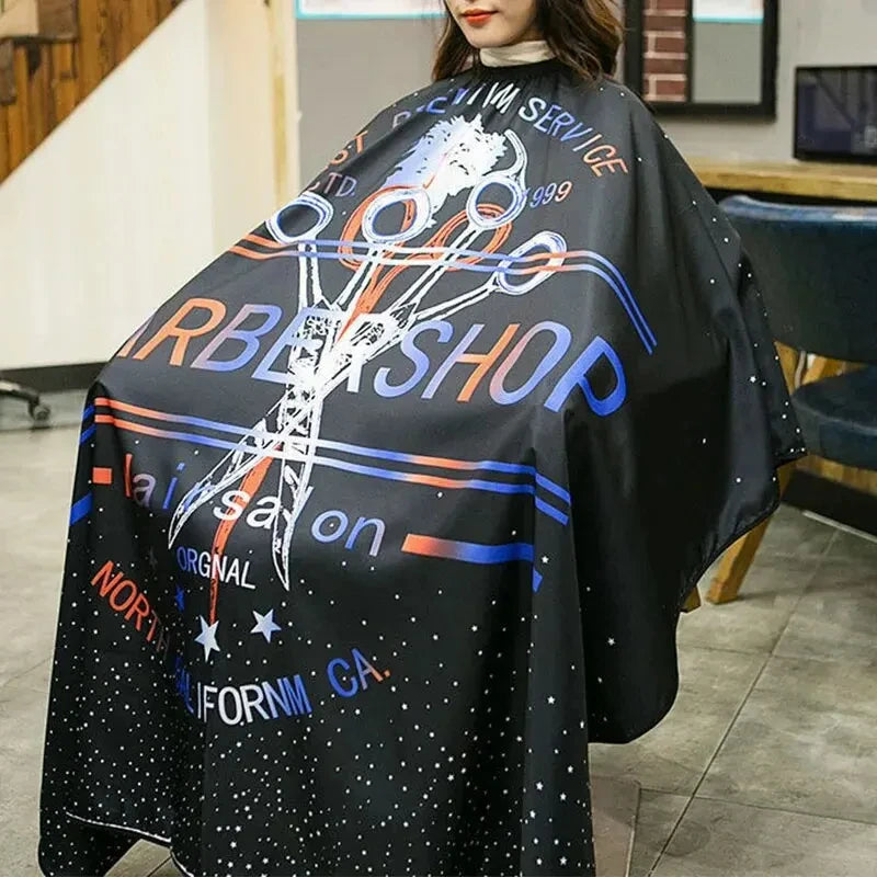 1pcs Barber Cape Waterproof Hairdressing Cape Haircut Gown Cloth For Hair Styling
