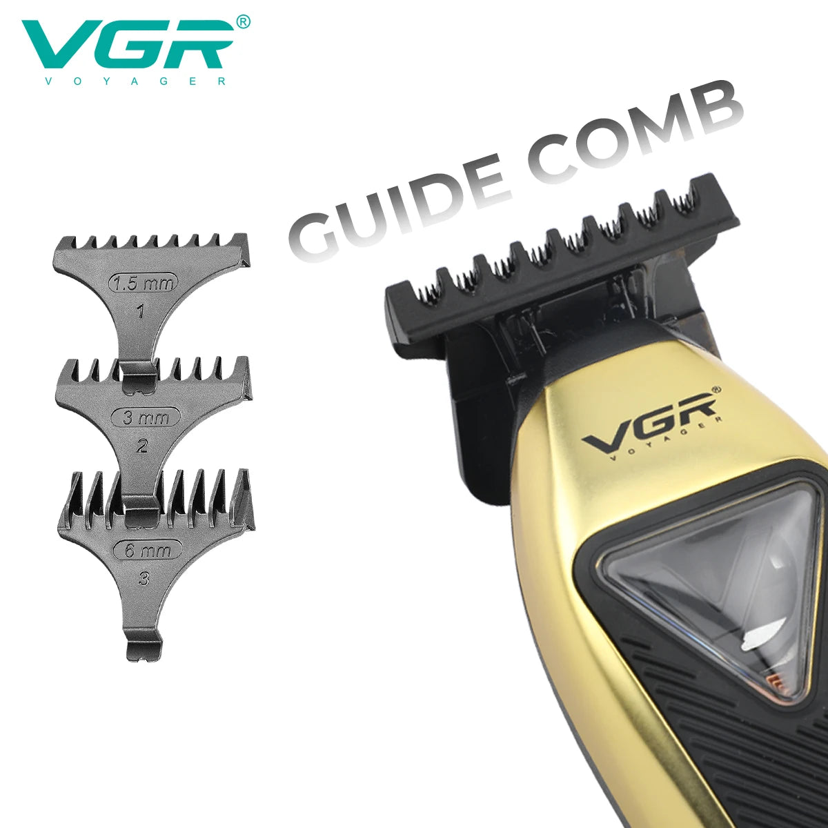 VGR Hair Trimmer Professional Barber Clippers 10000 RPM Hair Cutting Machine Vector Motor Trimmers Haircut Trimmer for Men V-994