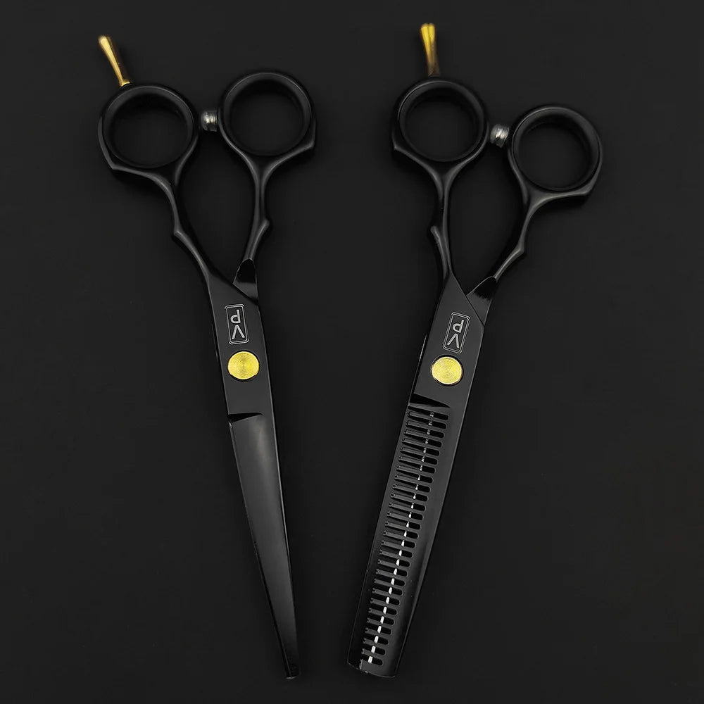 5.5 '' 440c Stainless Steel Scissor Professional Hairdressers Hair Scissors Hair Cutting Salon Hairdressing Thinning Shears Set