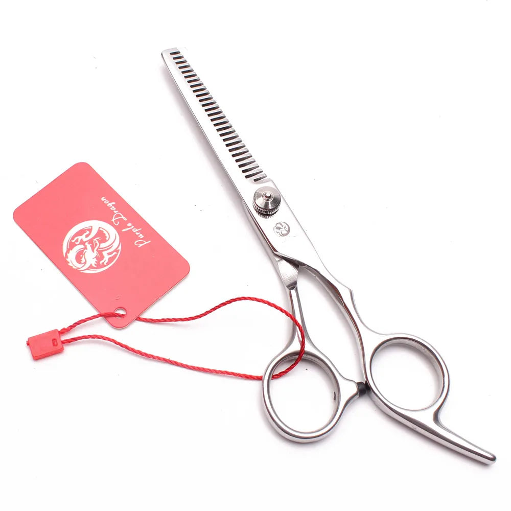 A sharp and elegant scissor with thin and wet edges for the customer ,along with thinning scissors to reduce hair volume.