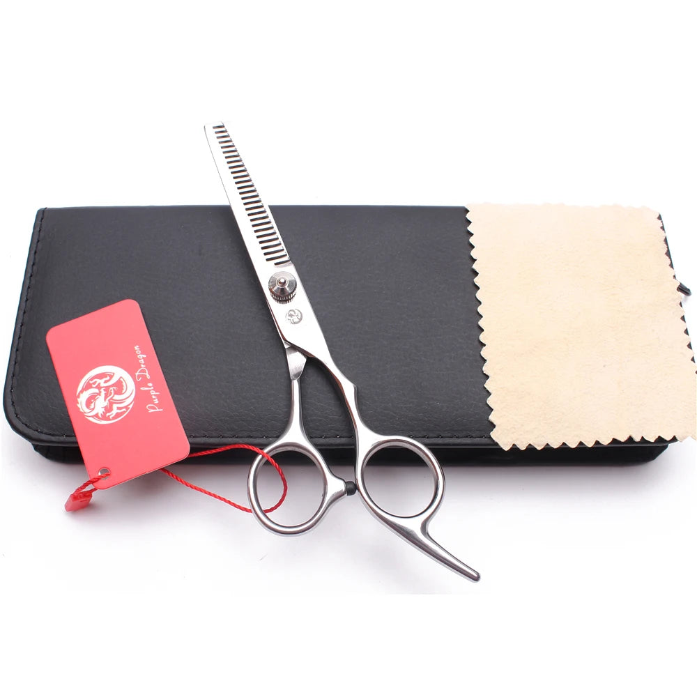 A sharp and elegant scissor with thin and wet edges for the customer ,along with thinning scissors to reduce hair volume.