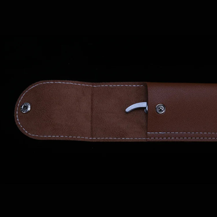 1P Stainless Steel Folding Shave Knife Handle Beard Straight Razor Hair Dressing Tool Men Manual Convenience Hair Trimmer Shaver
