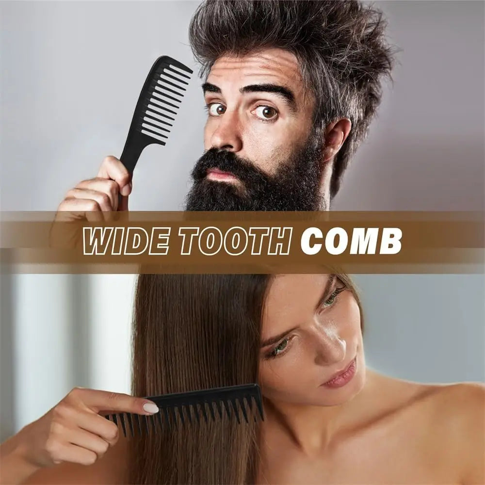 11pcs/15pcs Salon Barber Cloak Set Barber Stylist Cloak with Adjustable Buckle Neck Dust Removal Brush and Comb Barber Shop Tool