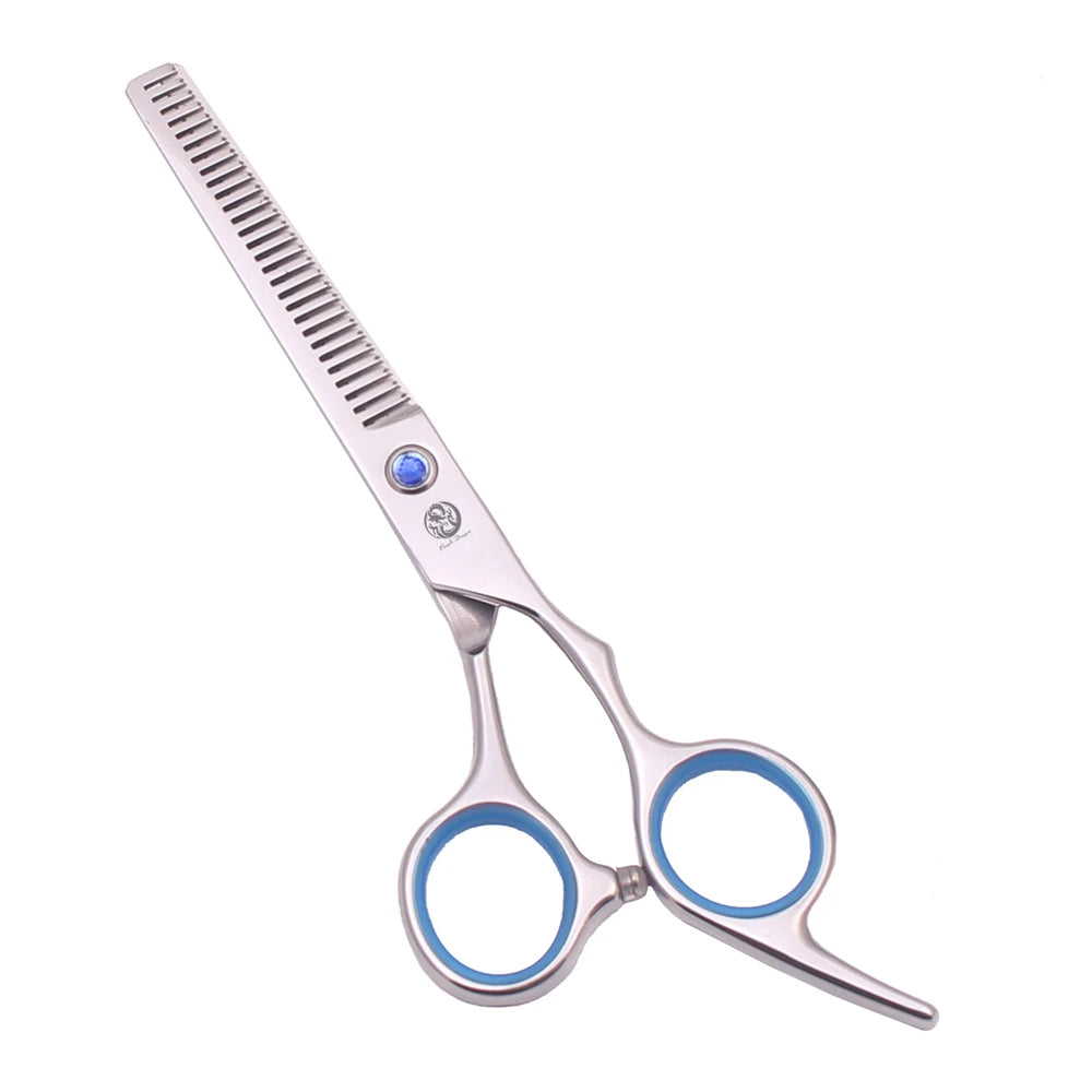 A sharp and elegant scissor with thin and wet edges for the customer ,along with thinning scissors to reduce hair volume.