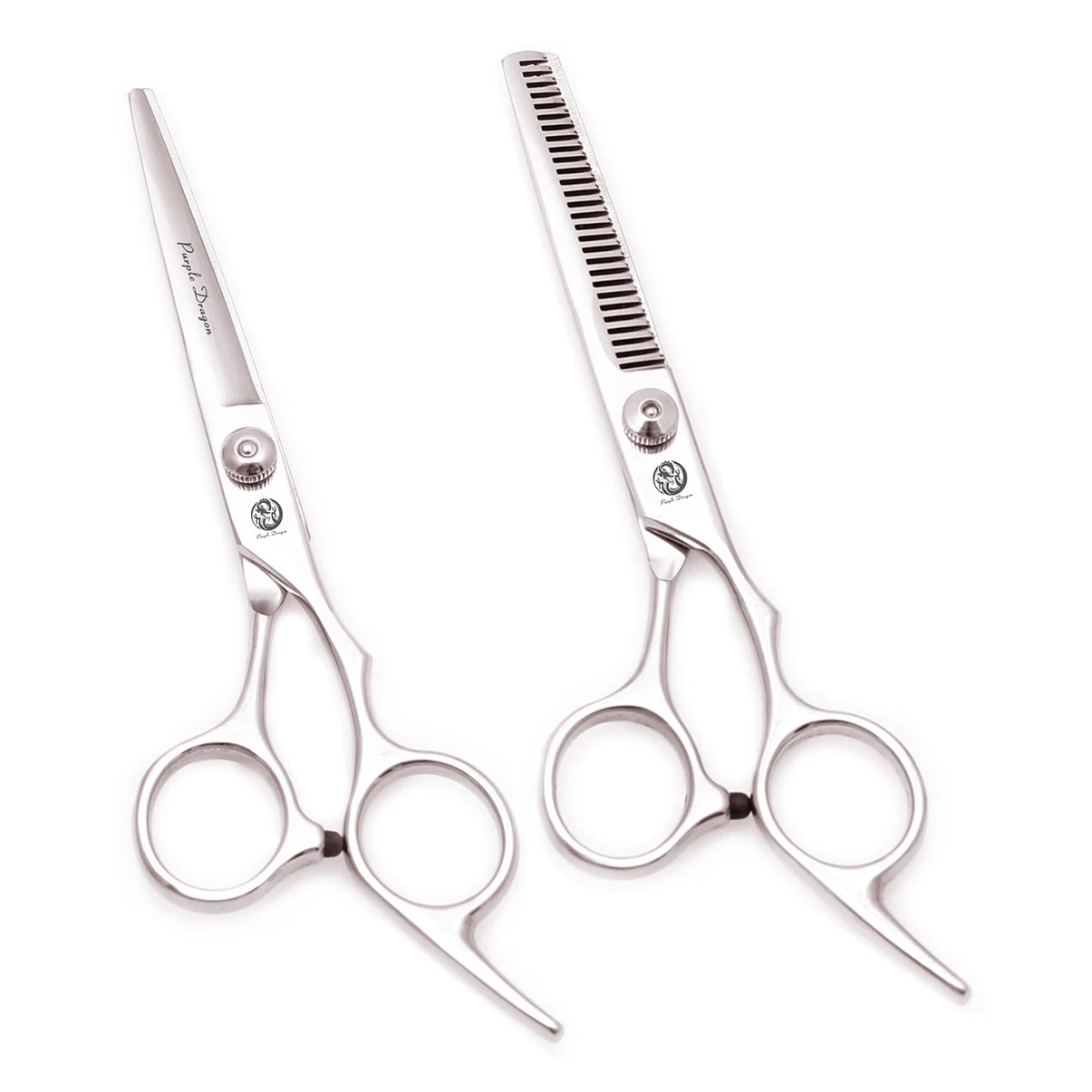 A sharp and elegant scissor with thin and wet edges for the customer ,along with thinning scissors to reduce hair volume.