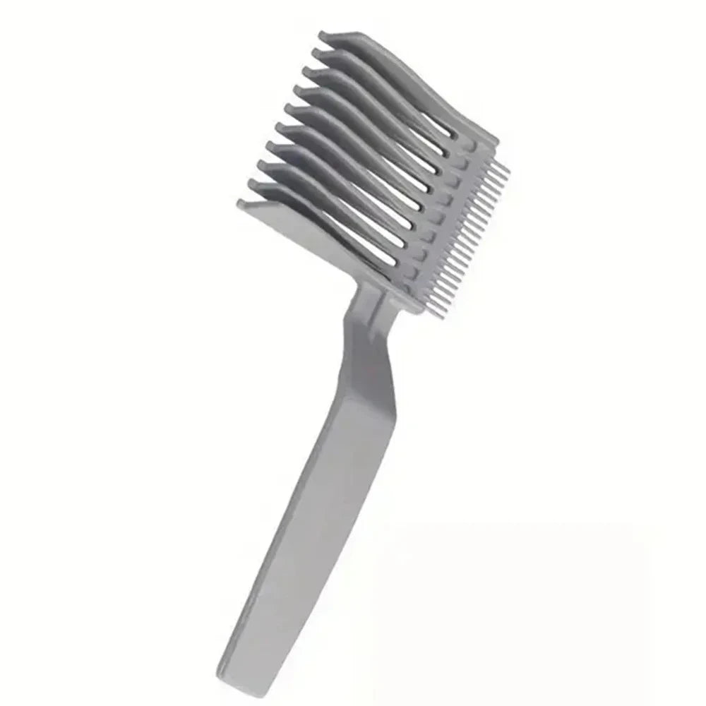 1PC Professional Long Handle Hair Cutting Clipper Comb for Men - Quality Cuts, Oil Head, Caliper, Sideburn Pushing