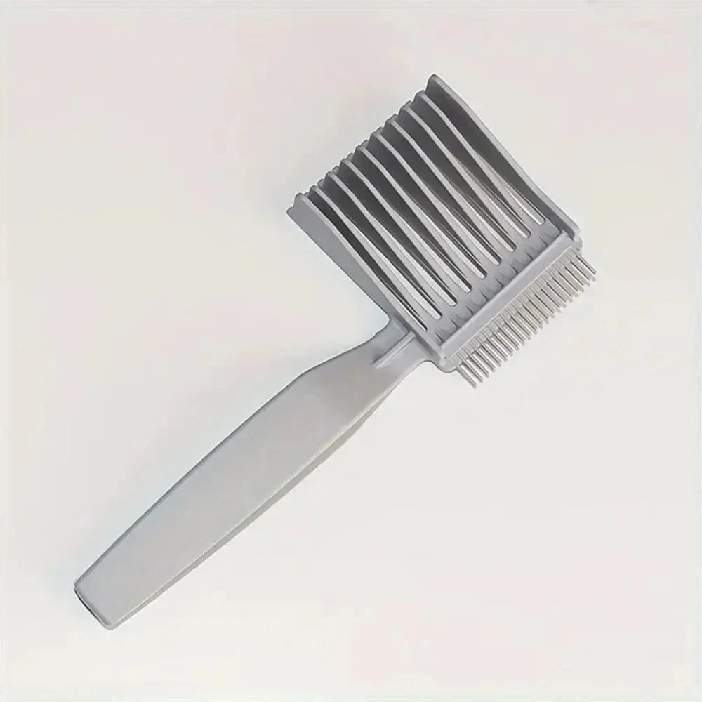 1PC Professional Long Handle Hair Cutting Clipper Comb for Men - Quality Cuts, Oil Head, Caliper, Sideburn Pushing