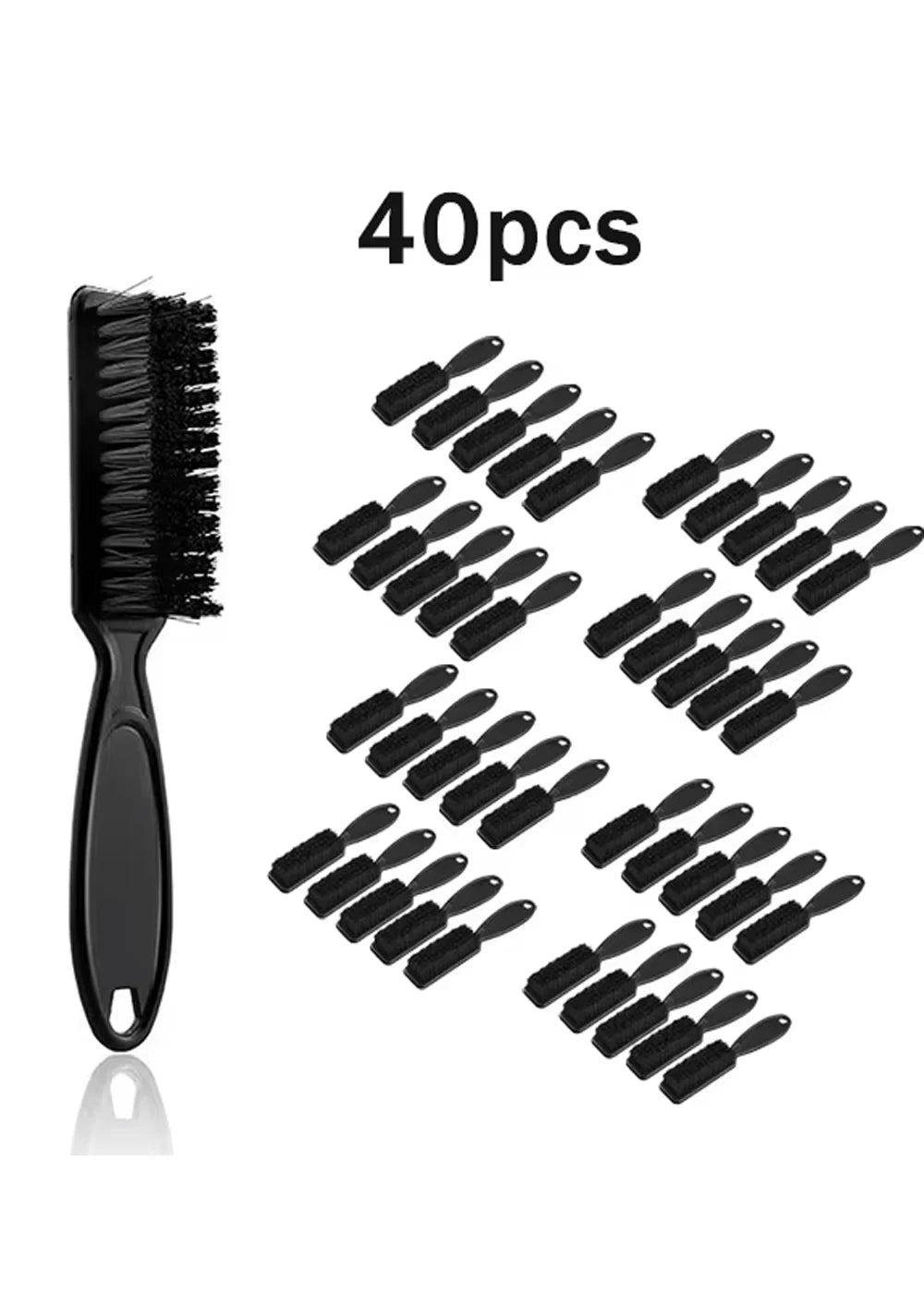 1/10/20/30/40/50pcs Styling Brush Professional Shaving Beard Brush Oil Head Carving Cleaning Brush Special for real hair wigs