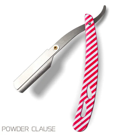 Multicolor Straight Edge Barber Razor for Men – Manual Shaving Blade with Replaceable Blades for Beard Care