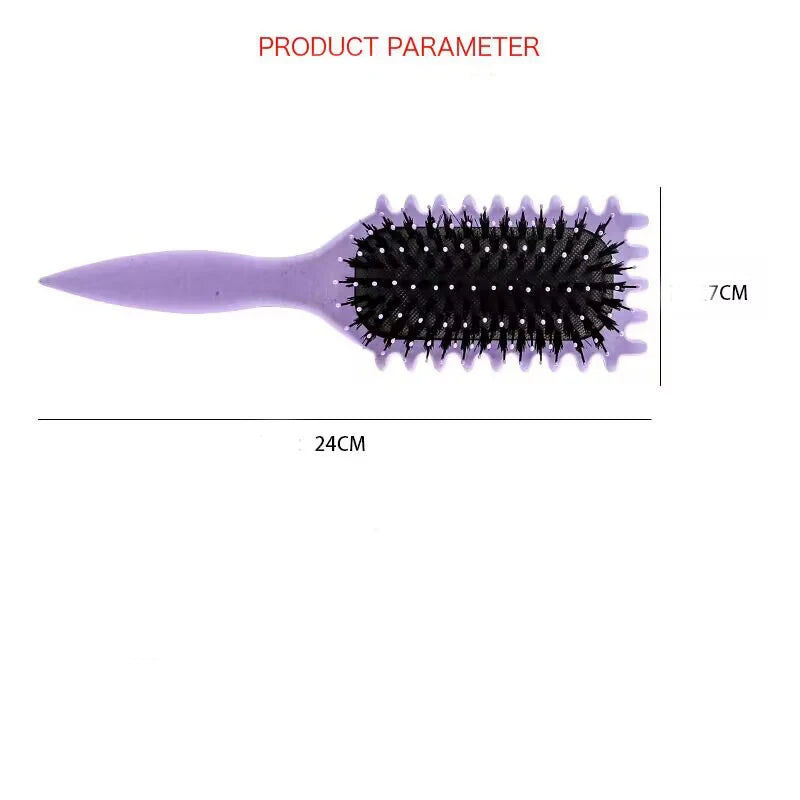 1PCS Curly Hair Definition Styling Brush Wrinkle Removal Hair Brush Entangled Wet Curly Hair Comb Styling Curly Hair Tool