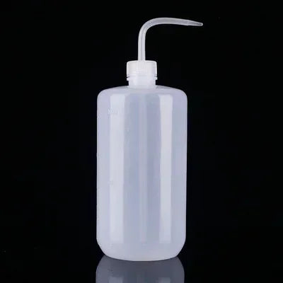 1pc Squeeze Tube Empty Bottle Curved Spout Washing Bottles Eyebrow Tattoo Supplies Lash Bath Flask Eyelash Extension Makeup Tool