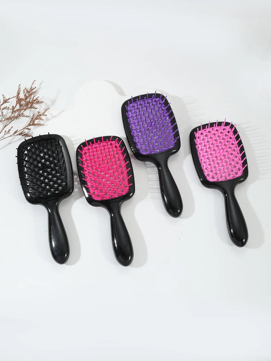 1 piece anti-static tangled hair comb hair massage brush hollow out curly hair brush hair salonhair salon tools