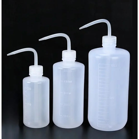 1pc Squeeze Tube Empty Bottle Curved Spout Washing Bottles Eyebrow Tattoo Supplies Lash Bath Flask Eyelash Extension Makeup Tool