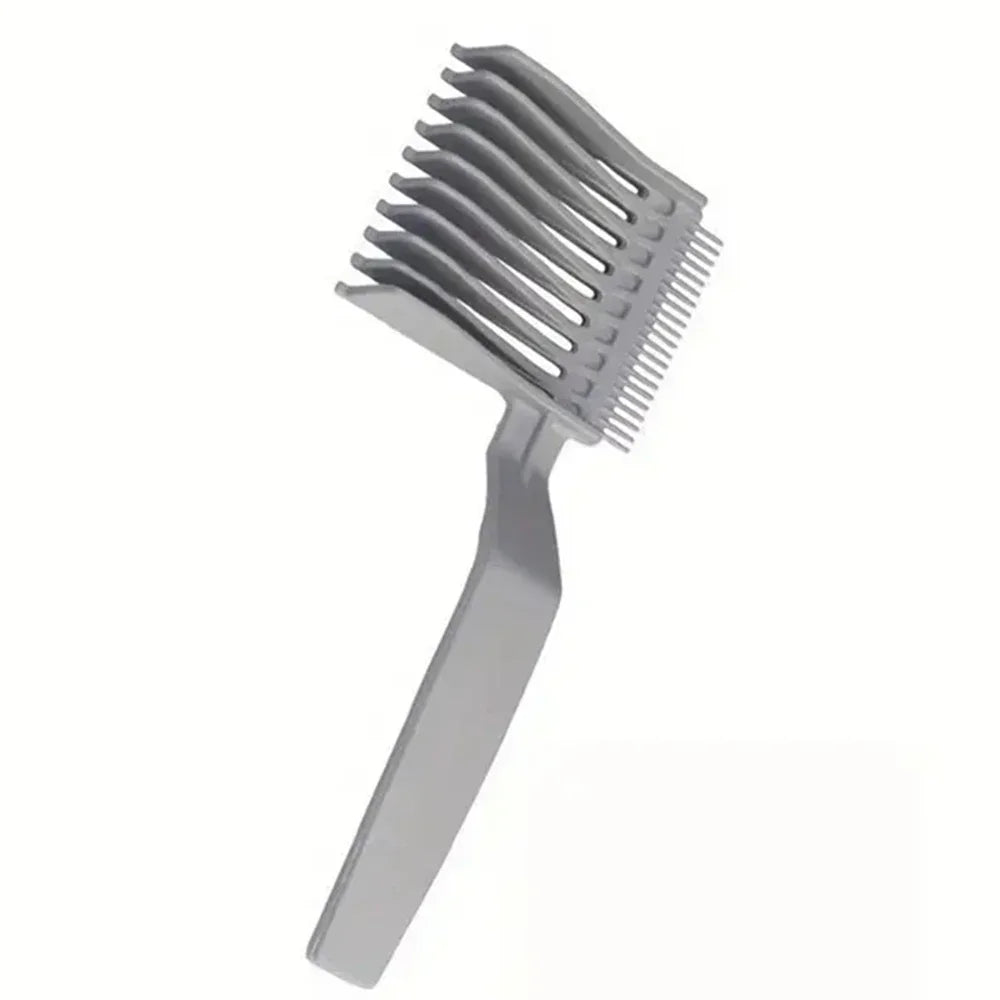 1PC Professional Long Handle Hair Cutting Clipper Comb for Men - Quality Cuts, Oil Head, Caliper, Sideburn Pushing