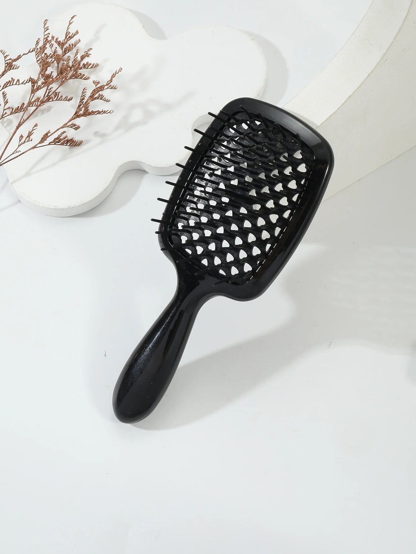 1 piece anti-static tangled hair comb hair massage brush hollow out curly hair brush hair salonhair salon tools