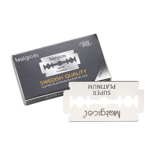 Wholesale 20 Pcs Double Edge Blade Stainless Steel Ultra-sharp Safety Razor Blades To Shave Blade For Manual Razor  safety