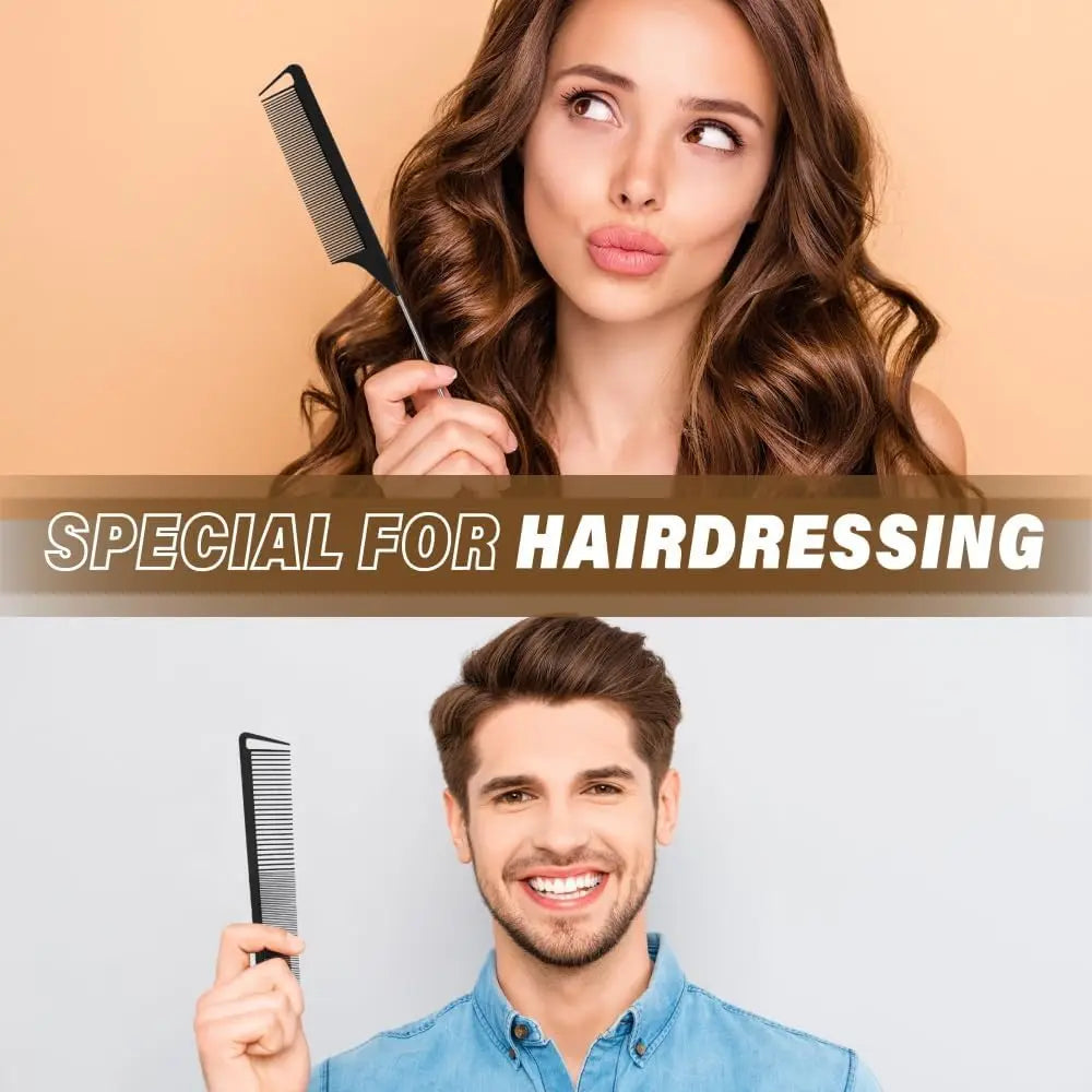 11pcs/15pcs Salon Barber Cloak Set Barber Stylist Cloak with Adjustable Buckle Neck Dust Removal Brush and Comb Barber Shop Tool